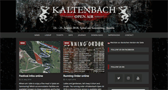 Desktop Screenshot of kaltenbach-openair.at